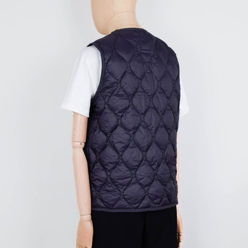 Taion Military V Neck Down Vest 001 -  Charcoal