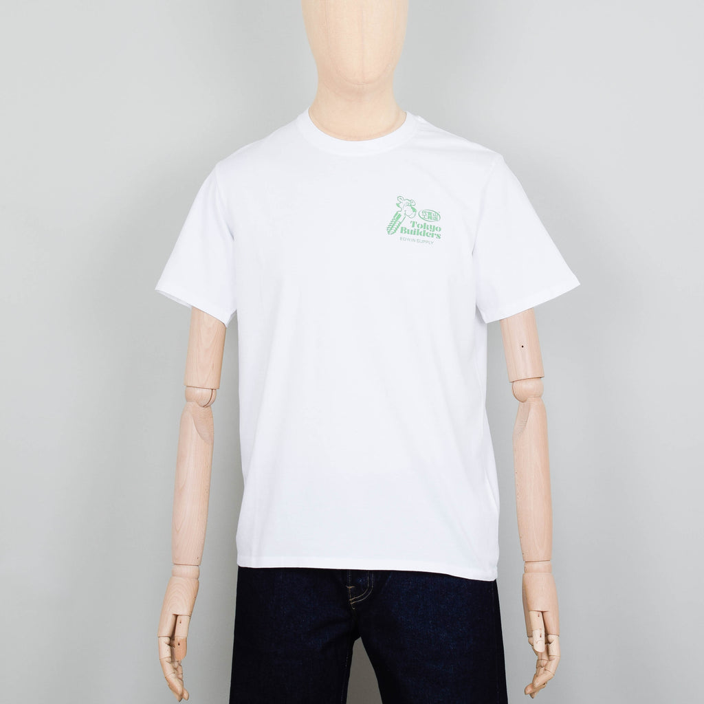 Edwin Tokyo Builders T-Shirt - White – Liquor Store