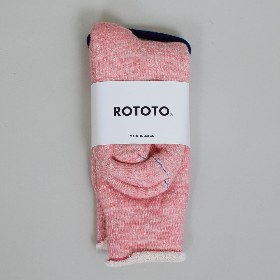 RoToTo Double Faced Socks - Light Pink