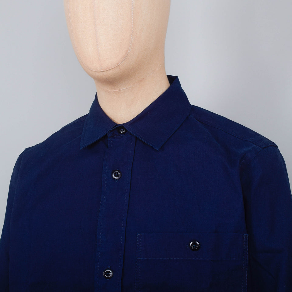 MHL Overall Shirt Cotton Plainweave - Indigo