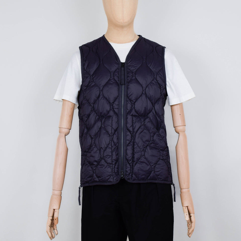 Taion Military V Neck Down Vest 001 -  Charcoal