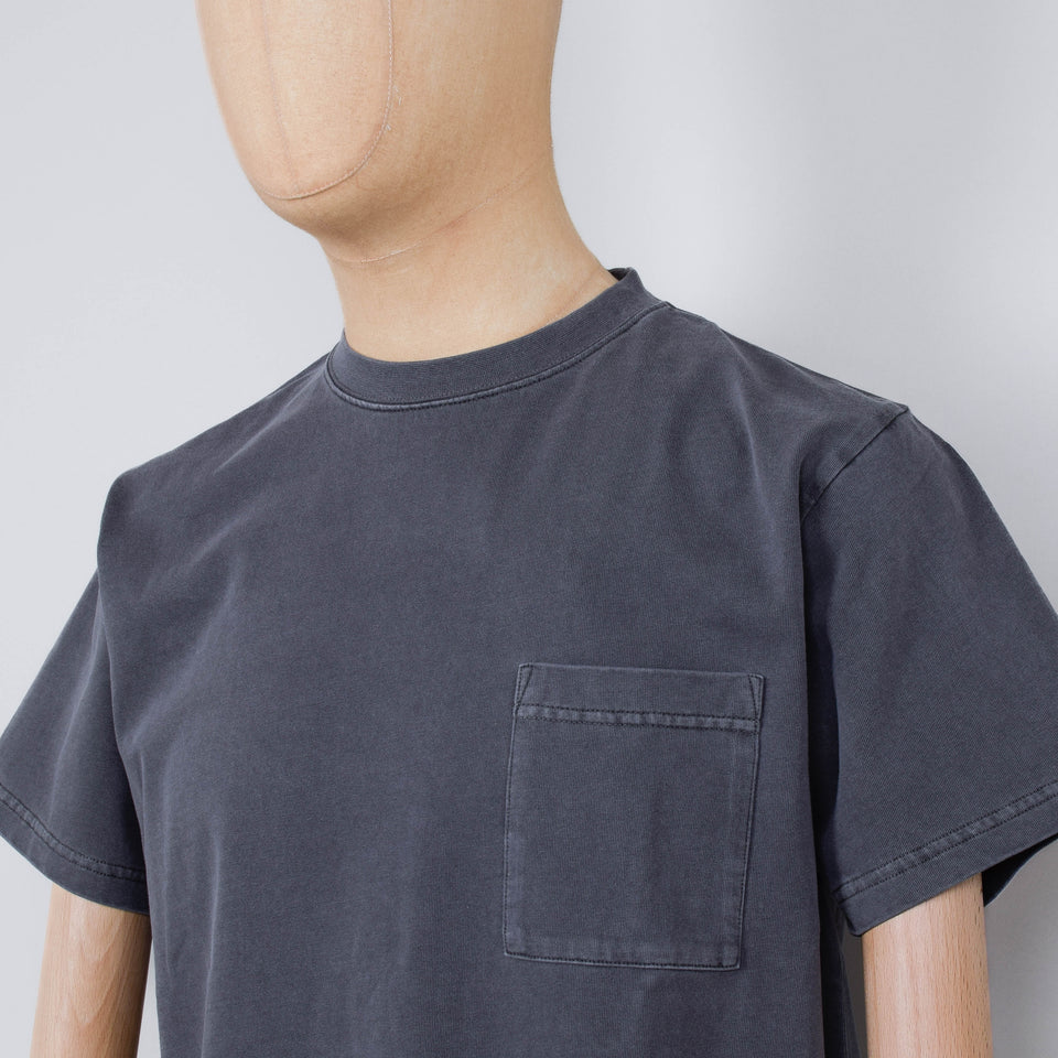Snow Peak Garment Dyed T-Shirt - Charcoal