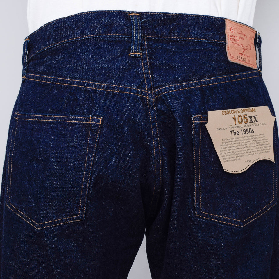 Orslow 105XX The 1950s Selvedge Denim - One Wash