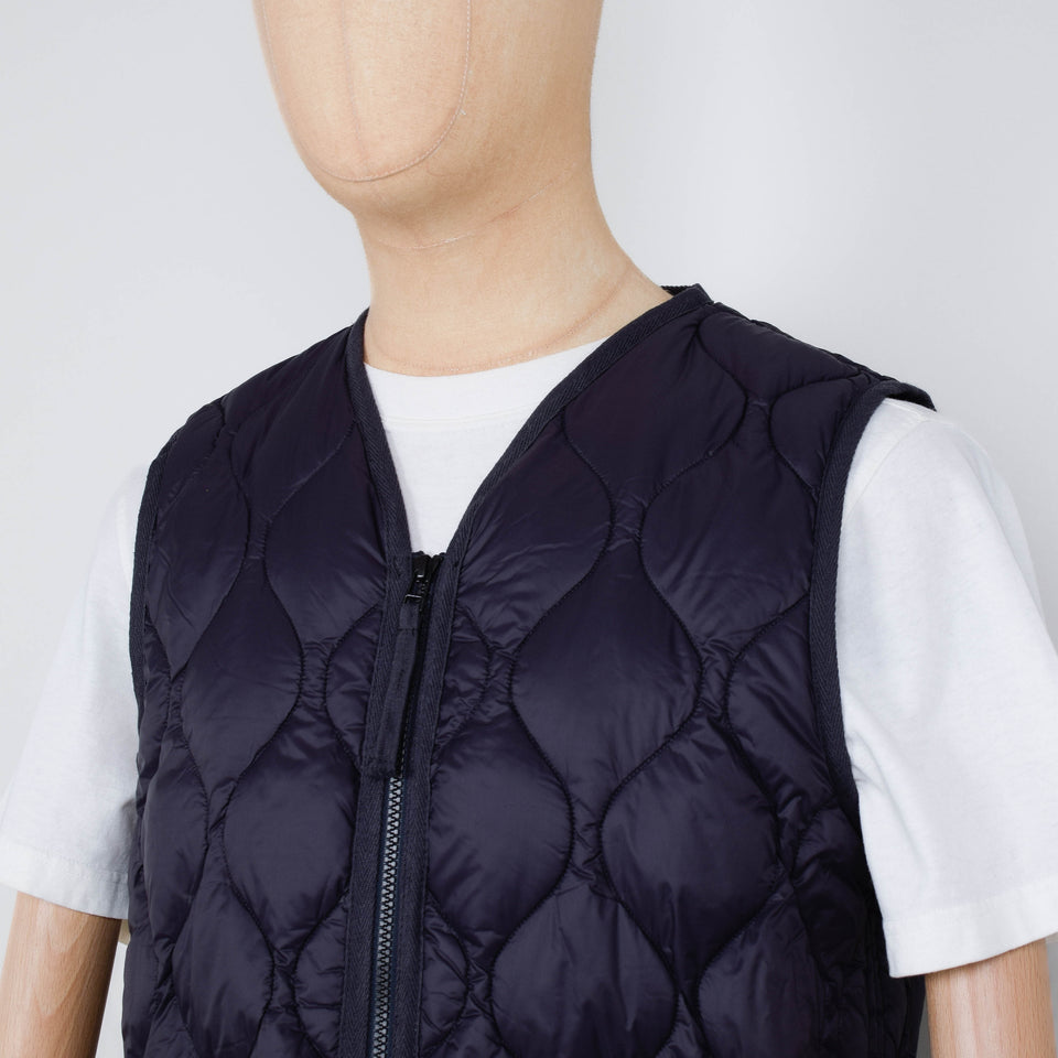 Taion Military V Neck Down Vest 001 -  Charcoal