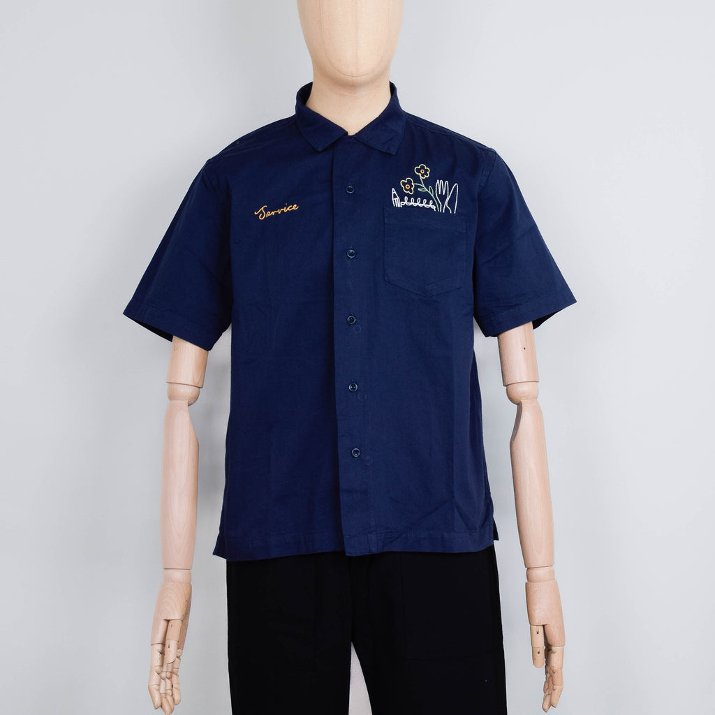 Service Works Necessities Short Sleeve Shirt - Navy – Liquor Store