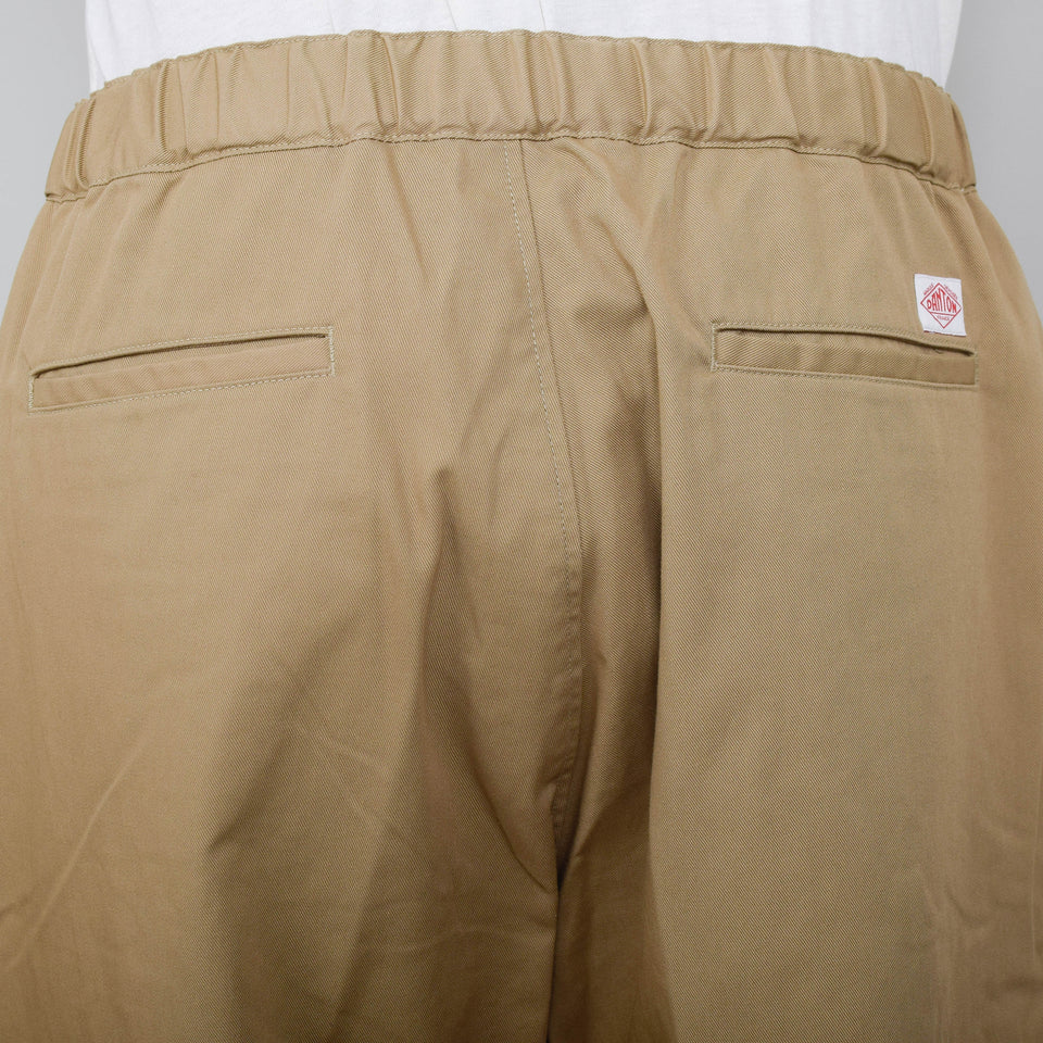 Danton Easy Straight Pants Twill - Beige