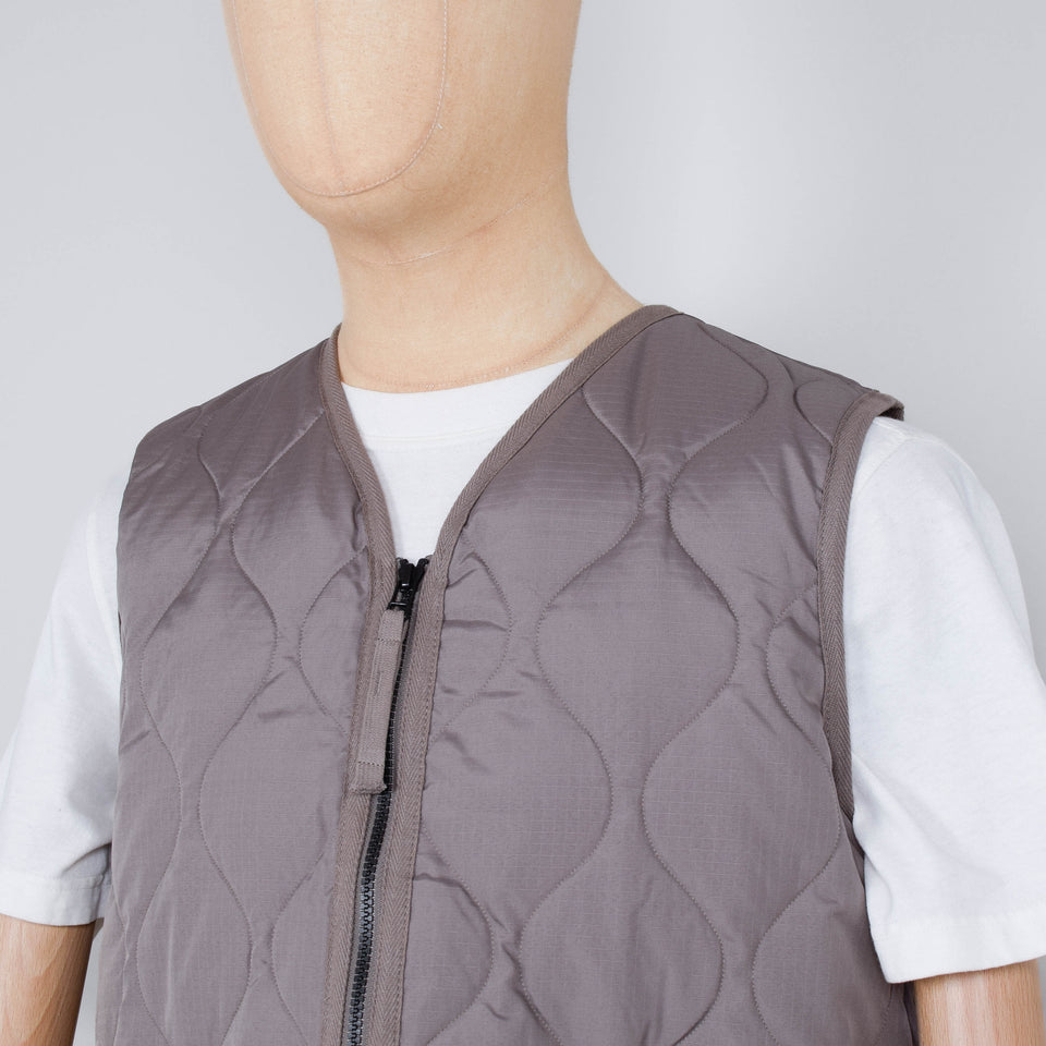 Taion Military V Neck Down Vest 001 -  L.Mocha