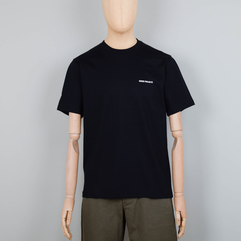 Norse Projects Johannes Standard Logo T-Shirt - Black