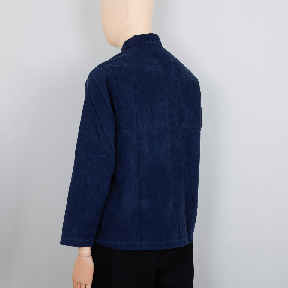 Universal Works Bakers Overshirt Fine Cord - Navy
