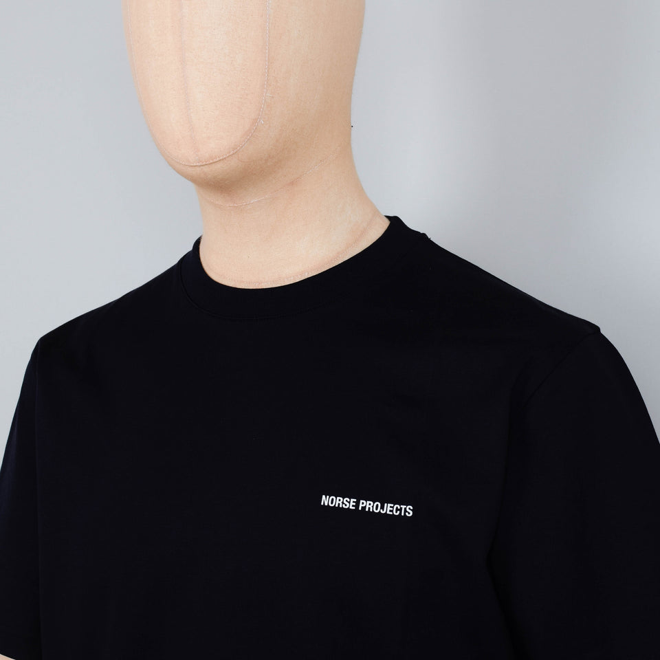 Norse Projects Johannes Standard Logo T-Shirt - Black