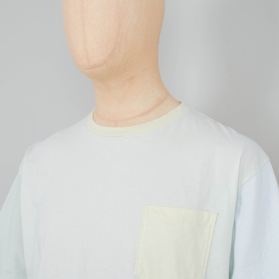 OrSlow 4 Tone Pocket T-Shirt - Ice Green