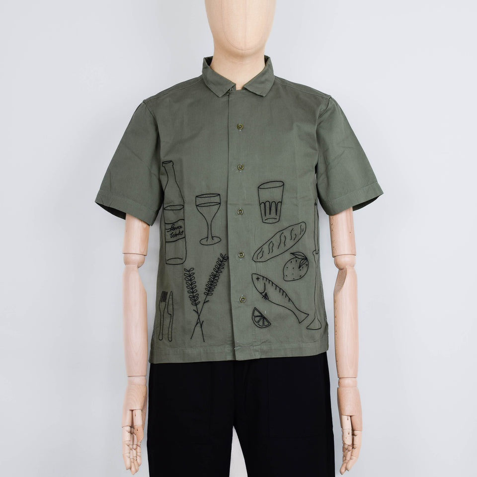 Service Works Picnic Short Sleeve Shirt - Olive