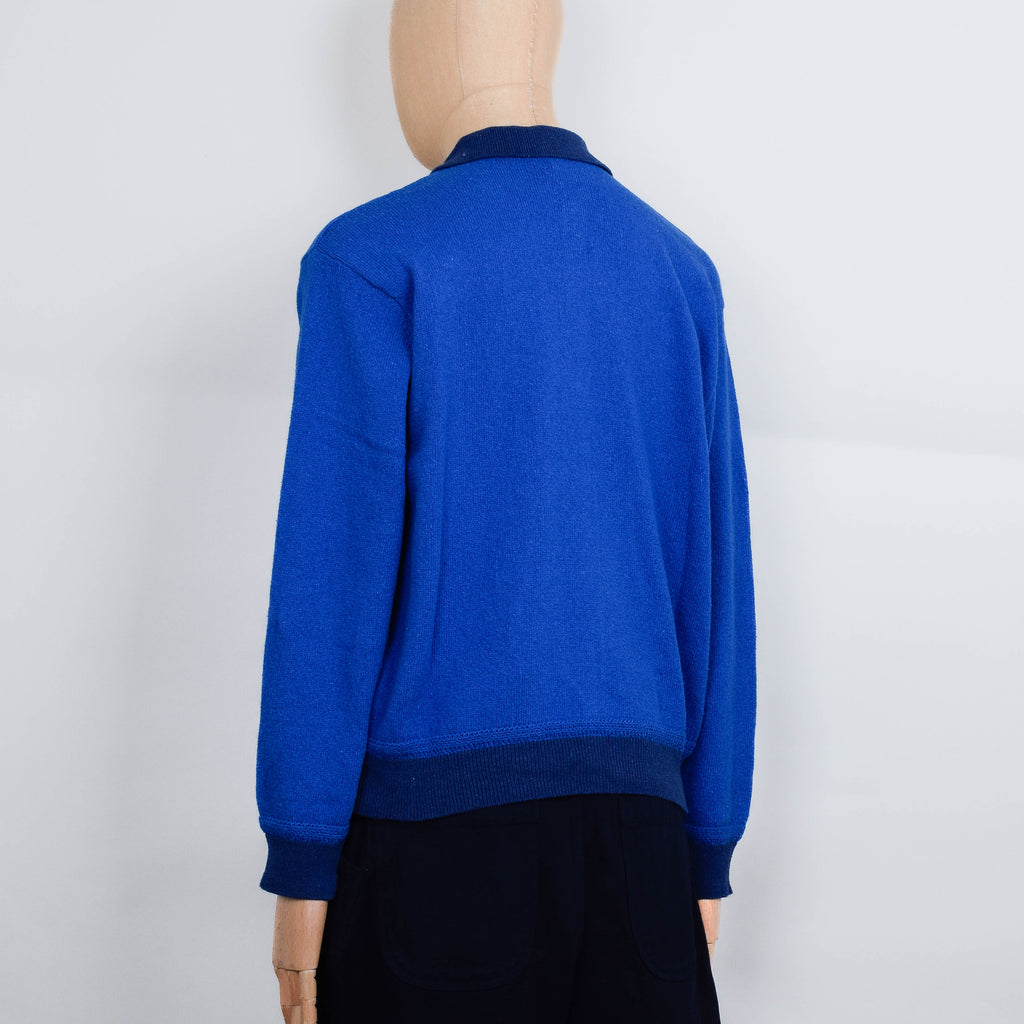 YMC Rat Pack Cardigan - Blue / Navy – Liquor Store