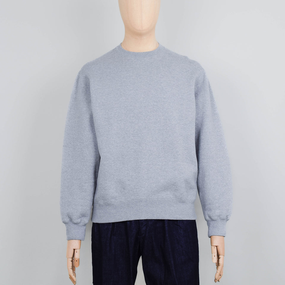 Beams Plus Sweat Crew Raised Back - Grey