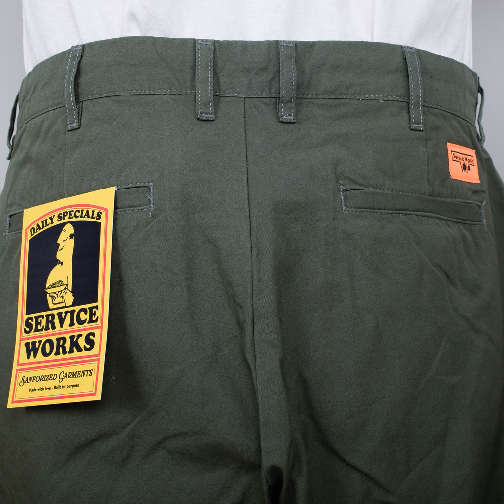 service works part timer pant green
