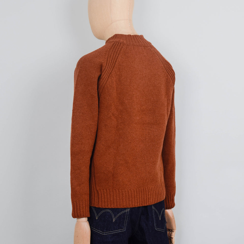 Pittari Jed 1/4 Zip Lambswool - Chestnut