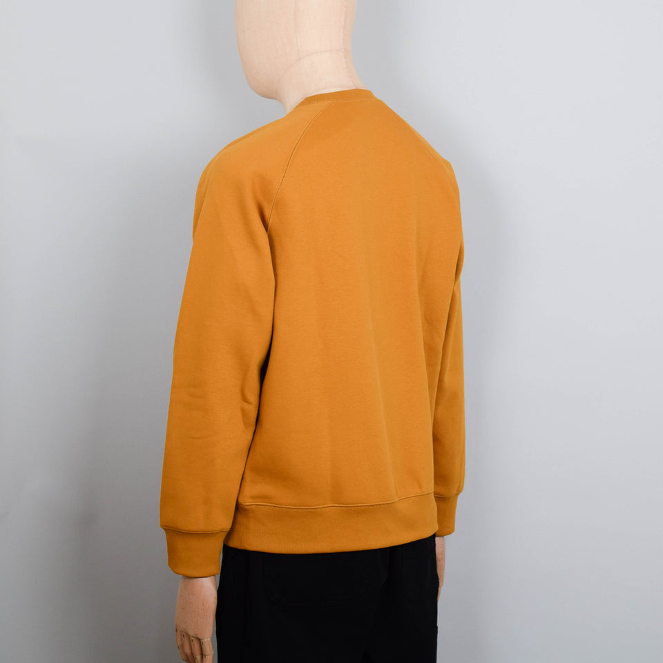 Carhartt WIP Chase Sweat - Buckthorn/Gold