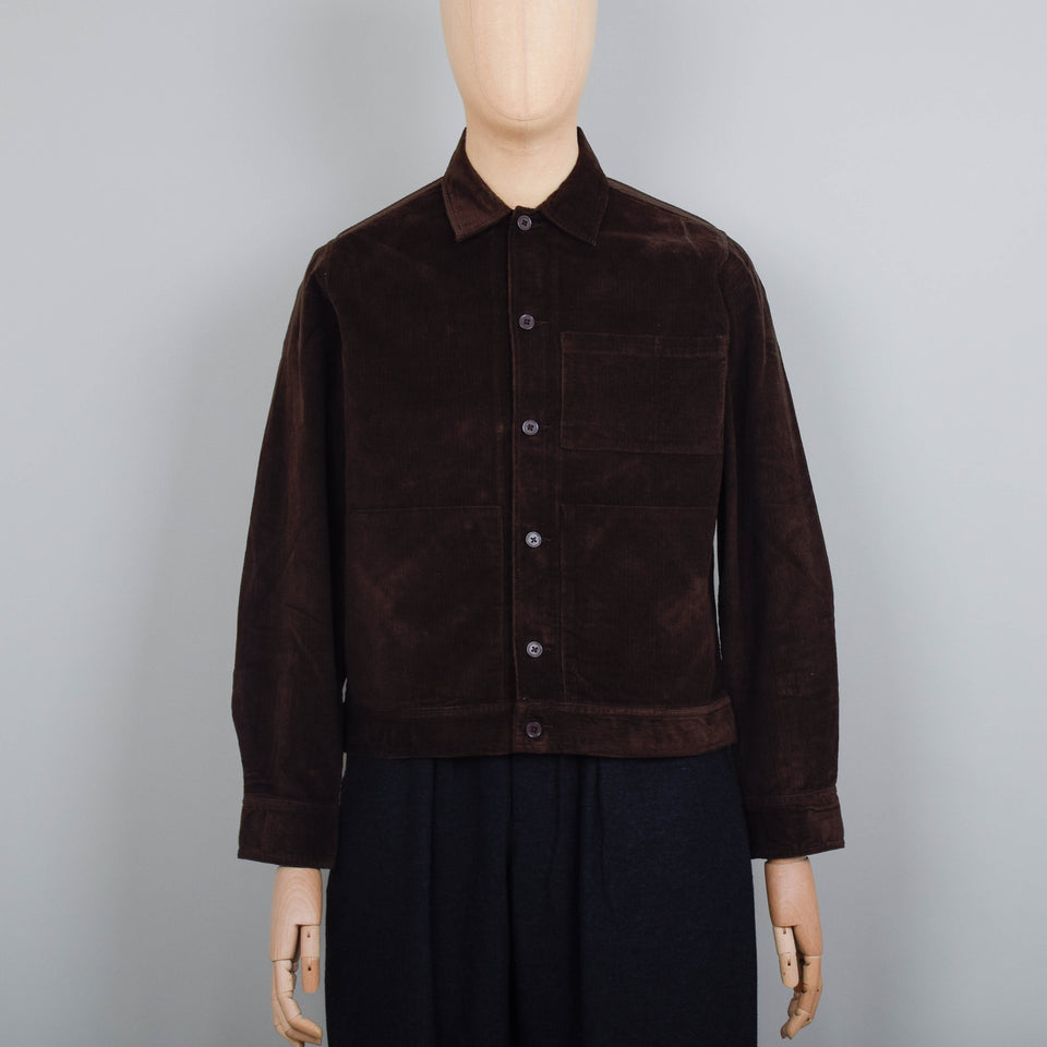 Universal Works Uniform Jacket Fine Cord - Brown