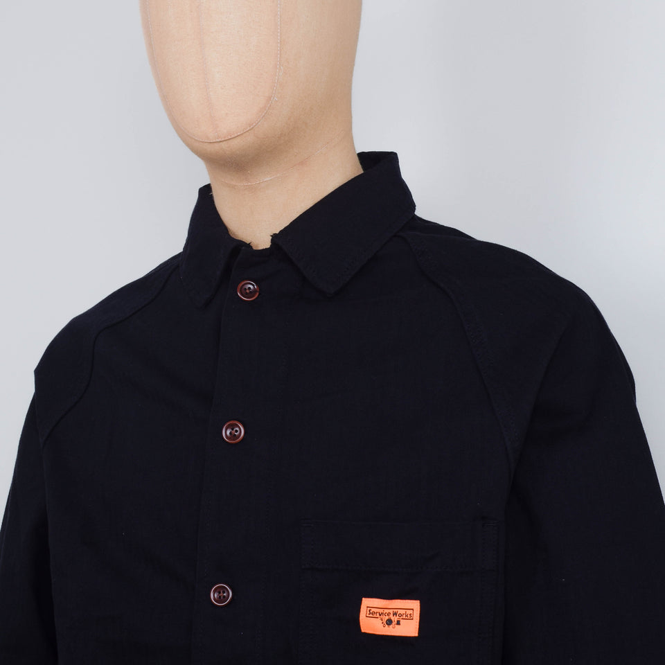 Service Works Herringbone FOH Jacket - Black