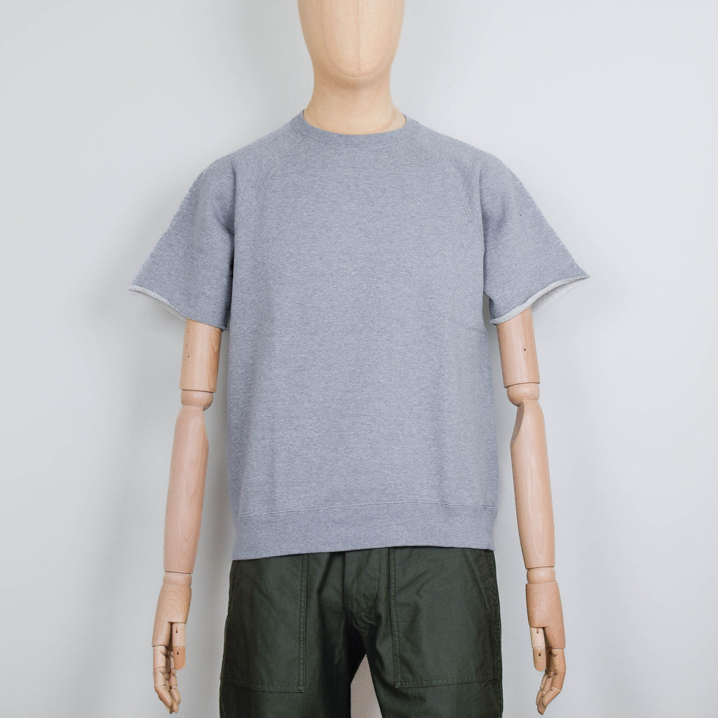 Beams Plus Sweat Short Sleeve Cut-Off - Grey – Liquor Store