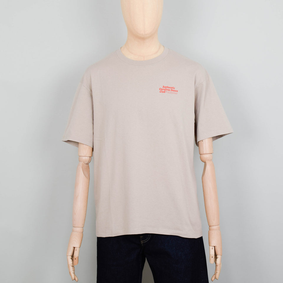 Edwin Carefree Dance Club T-Shirt - White Pepper