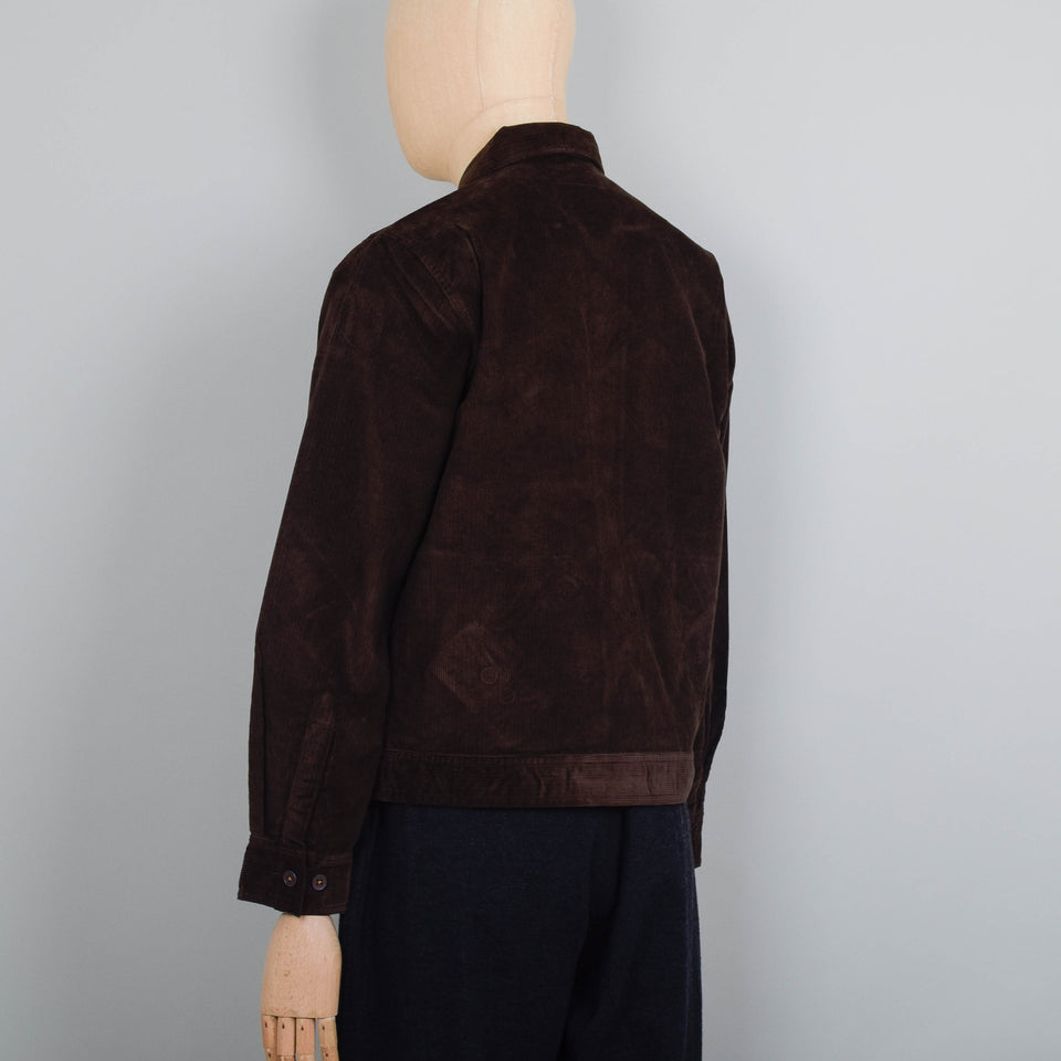 Universal Works Uniform Jacket Fine Cord - Brown