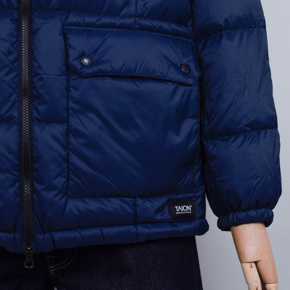 Taion Volume Hood Down Jacket 106 - D.Navy