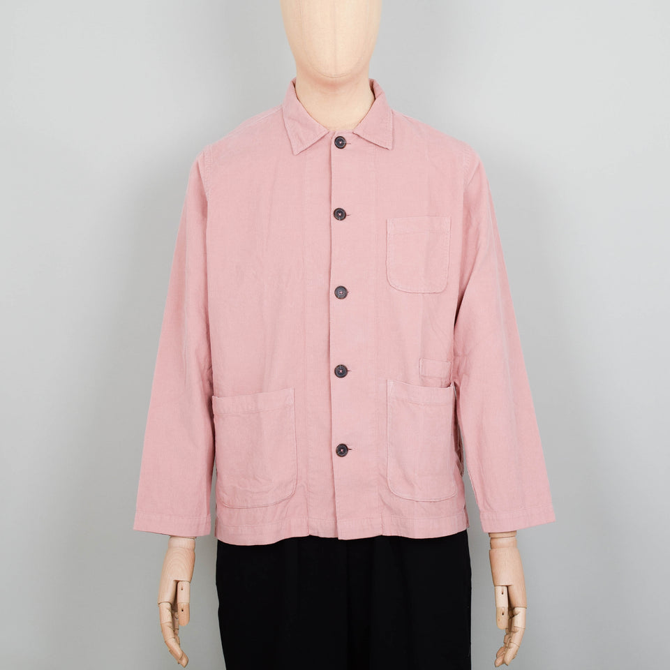 Universal Works Bakers Overshirt Fine Cord - Pink