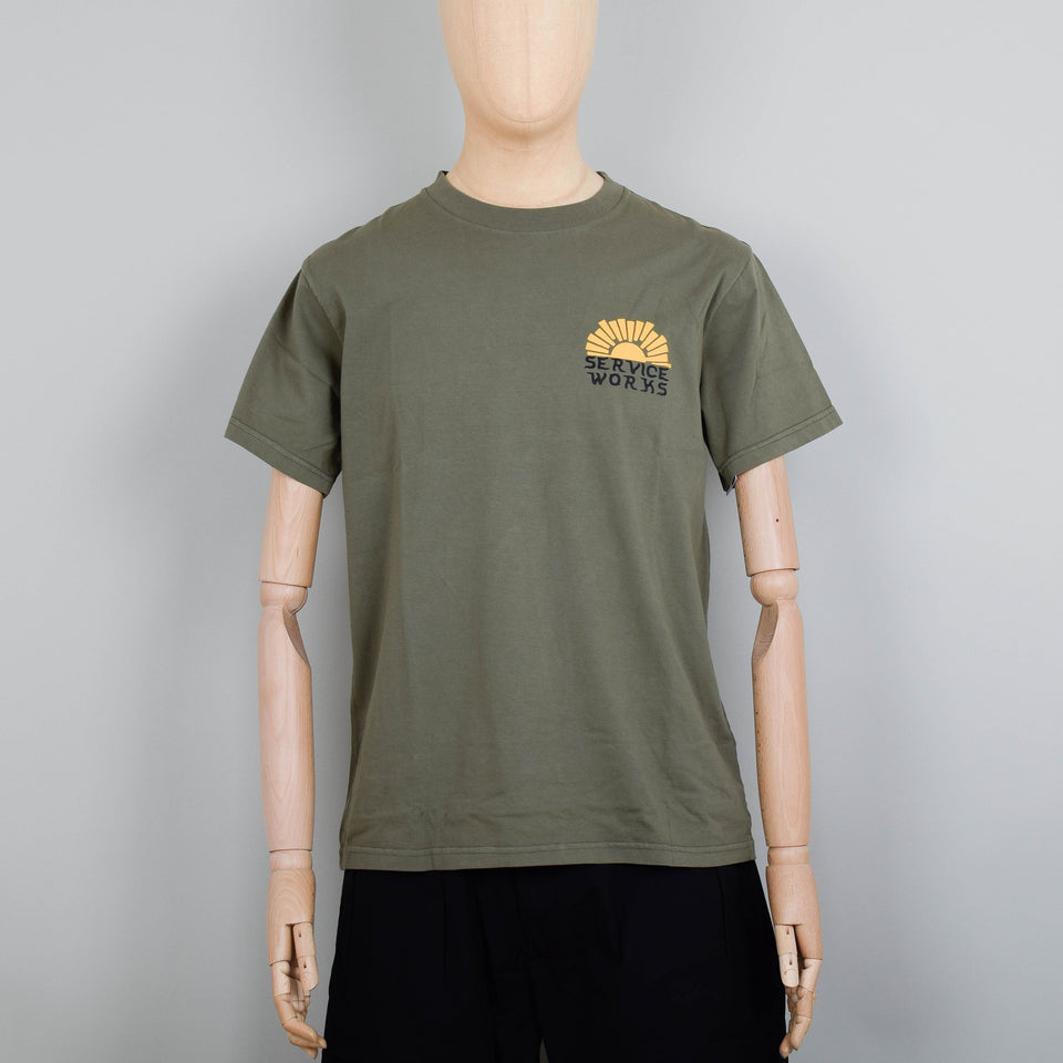 Service Works Sunny Side Up T-Shirt - Olive