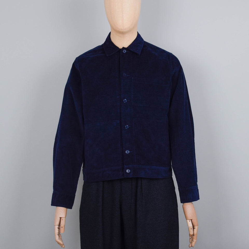 Universal Works Uniform Jacket Fine Cord - Navy