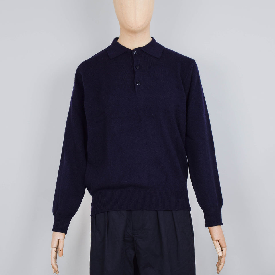 Pittari Polo Merino - Navy