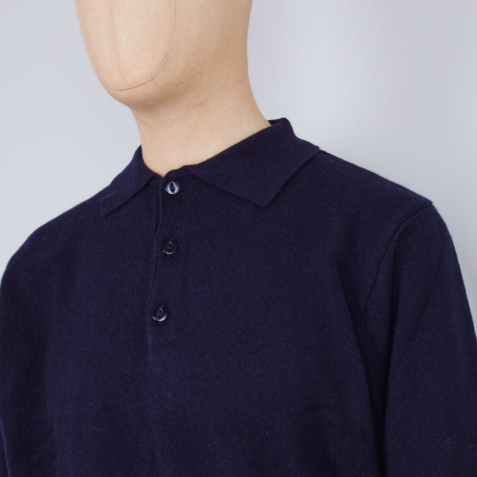 Pittari Polo Merino - Navy