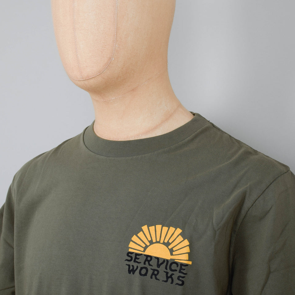 Service Works Sunny Side Up T-Shirt - Olive