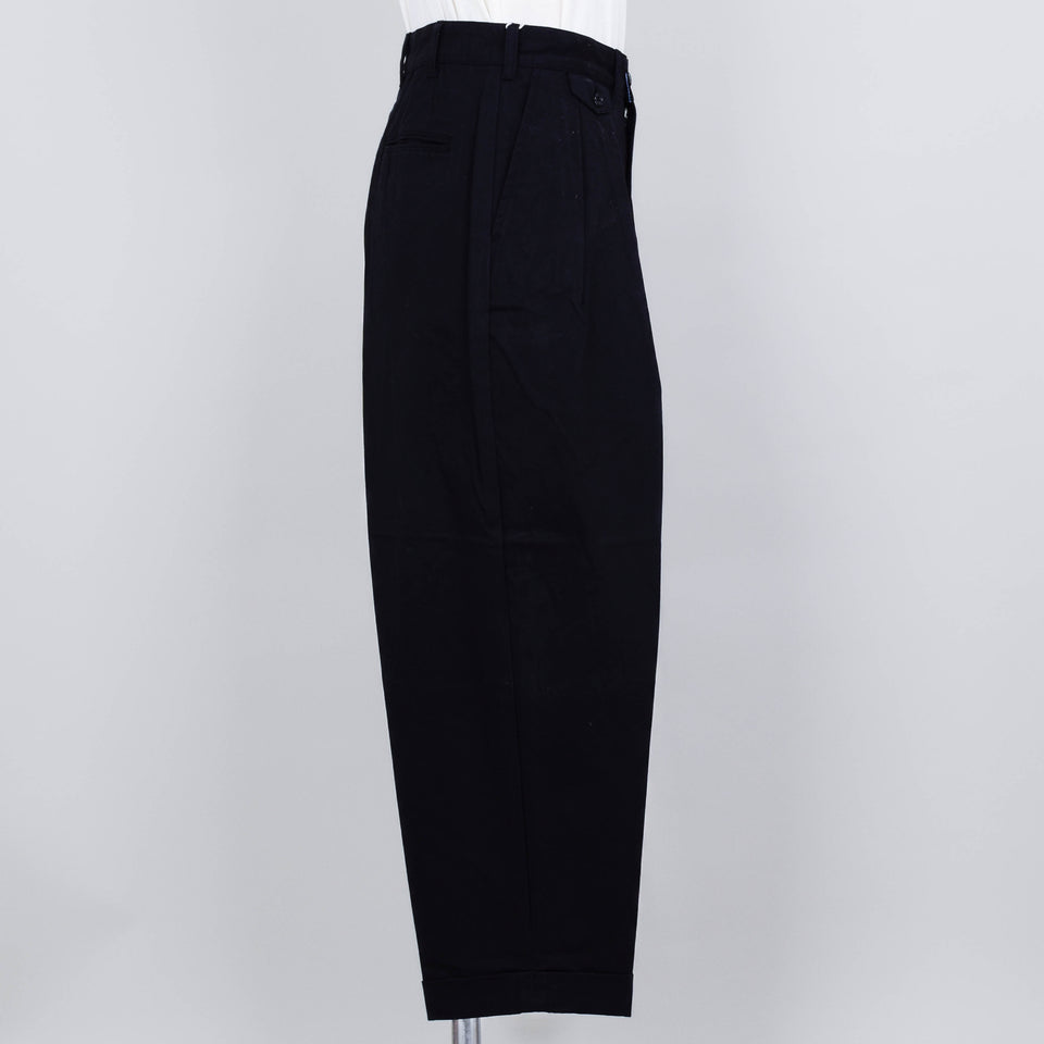 Beams Plus 2 Pleats Twill - Black