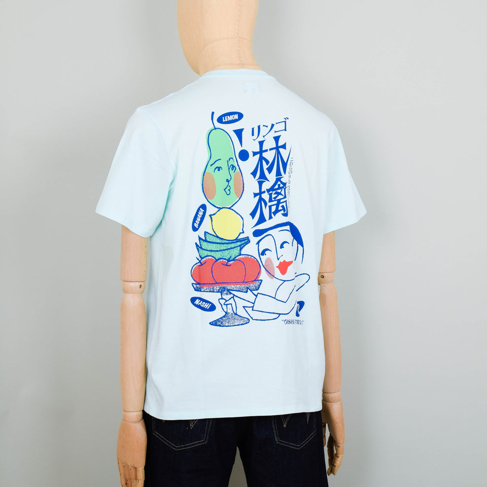 Edwin Ringo Oishii T-Shirt - Bleached Aqua