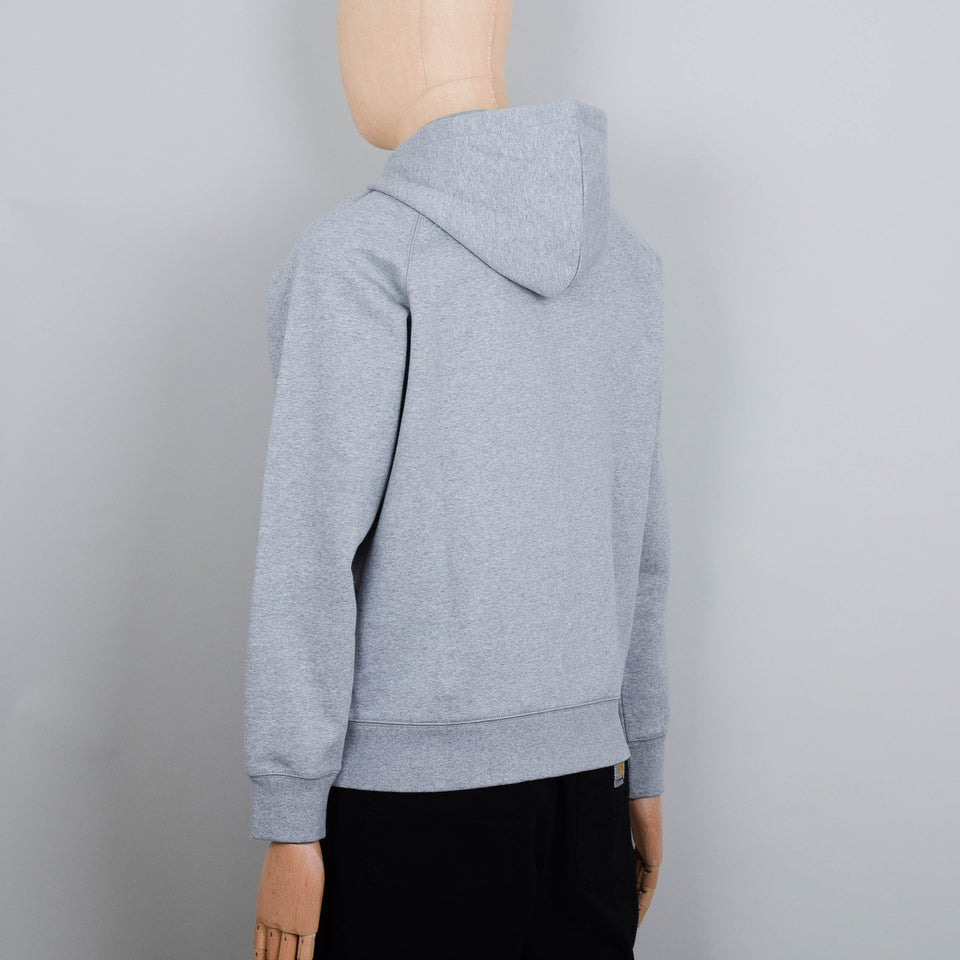 Carhartt WIP Hooded Chase Sweat Jacket - Grey/Gold