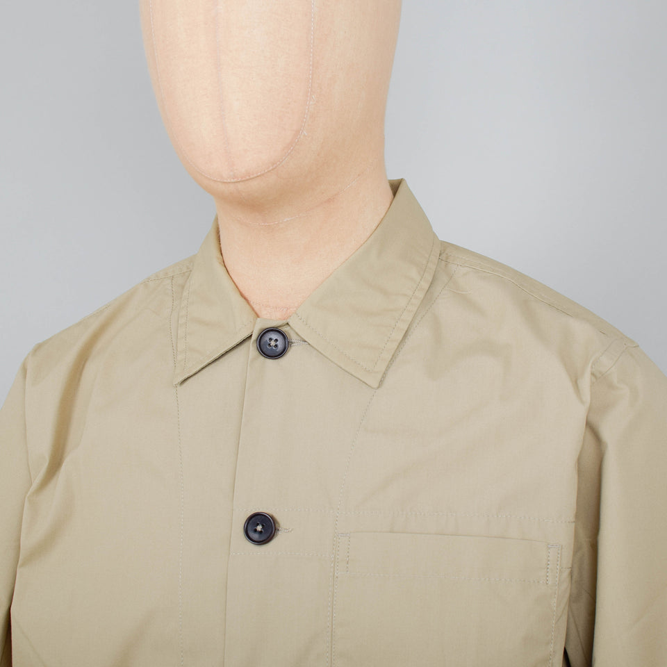 Universal Works Recycled Poly Tech Overshirt - Sand