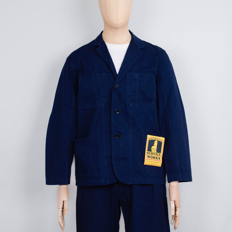 Service Works Drill Server Suit Jacket - Navy