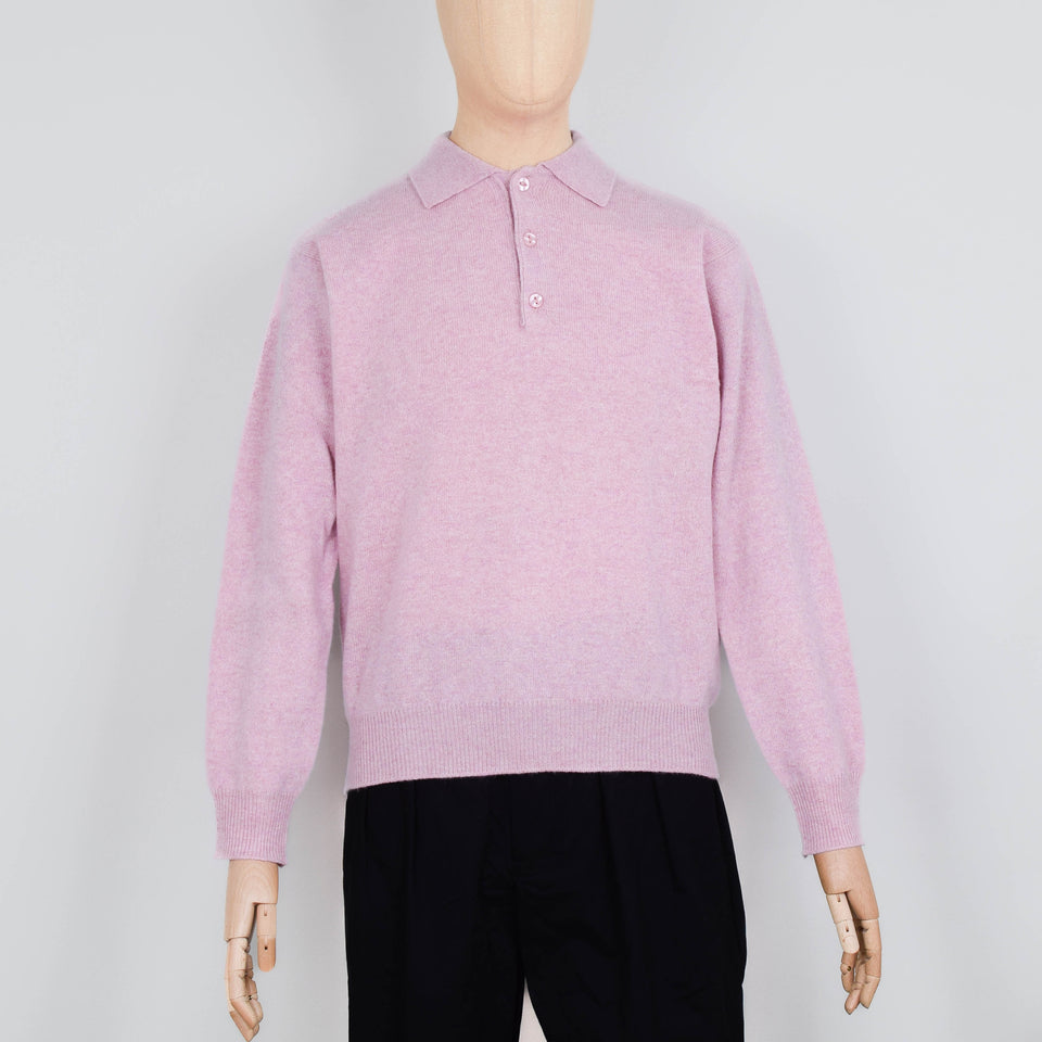 Pittari Polo Merino - Pink Haze