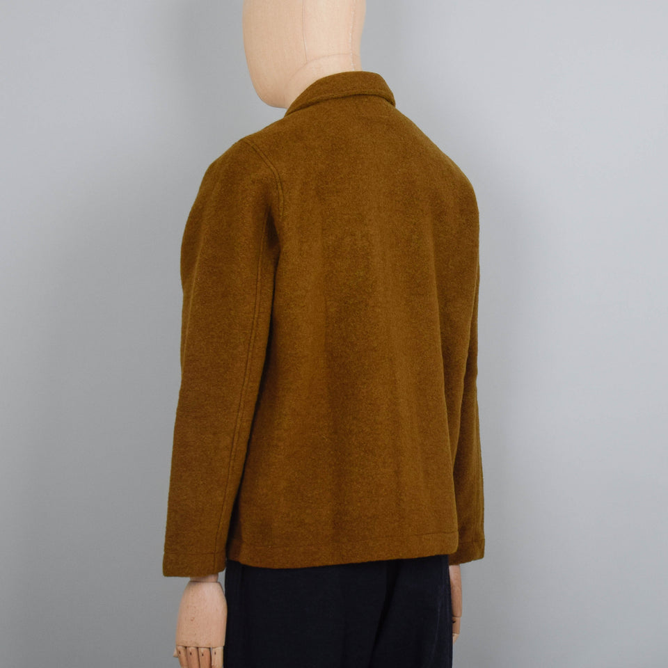 Universal Works Wool Fleece Field Jacket - Mustard