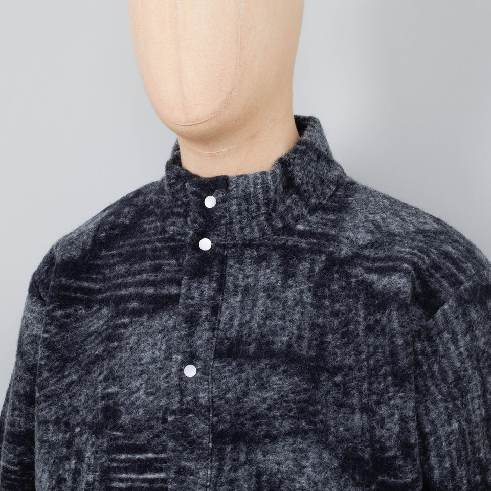 Folk Boxy Funnel Fleece - Slate