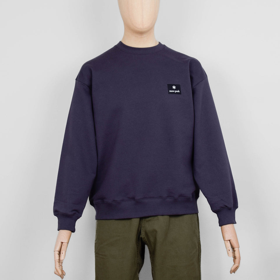 Snow Peak Standard Square Logo Pullover - Charcoal