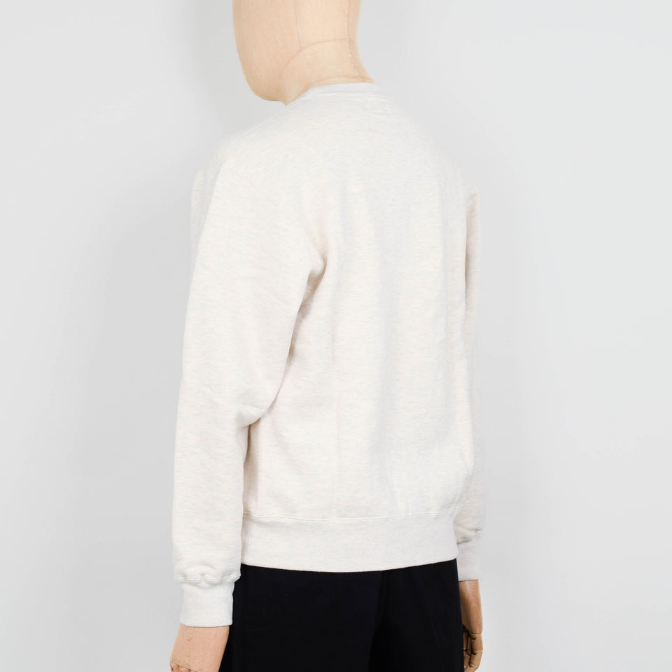 Beams Plus Sweat Crew Raised Back - Oatmeal