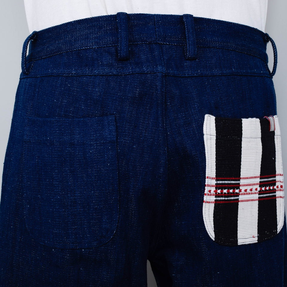 Kardo Thomas Trousers - Naga Patch Indigo