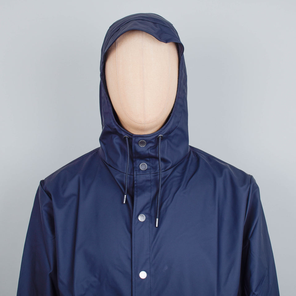 Rains Long Jacket - Navy