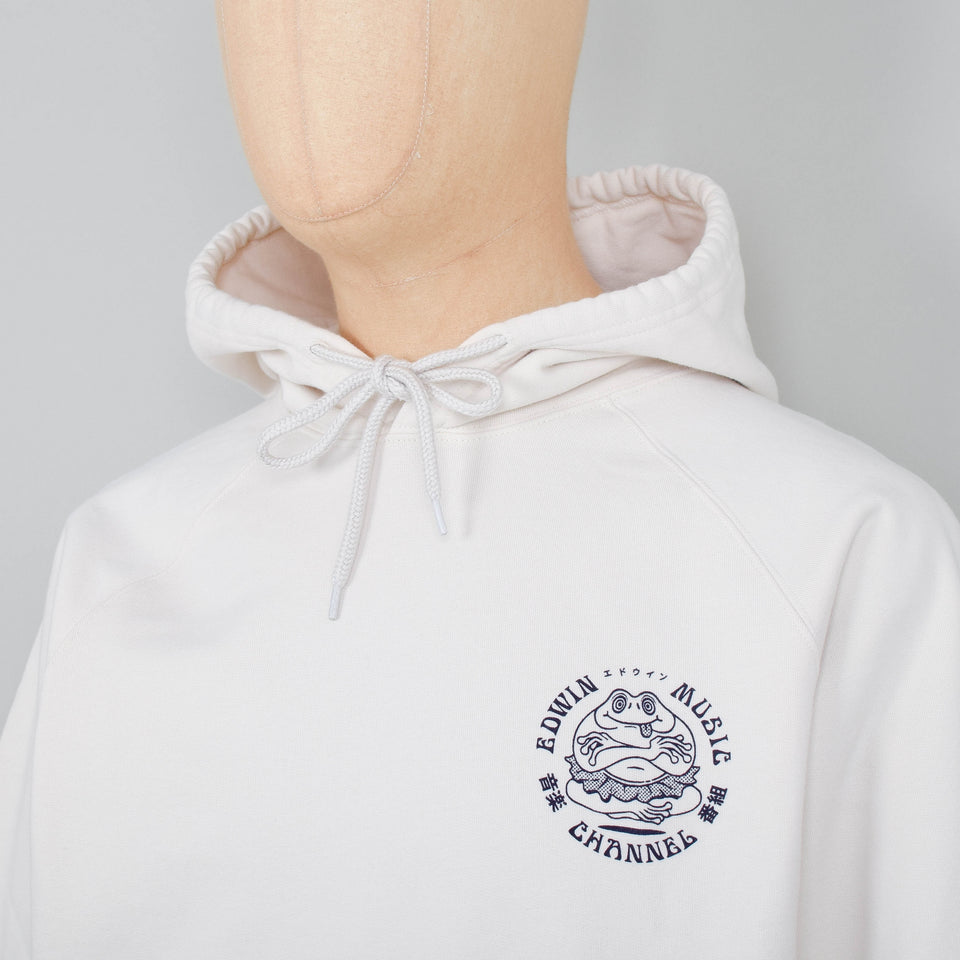 Edwin Music Channel Hoodie Sweat - Whisper