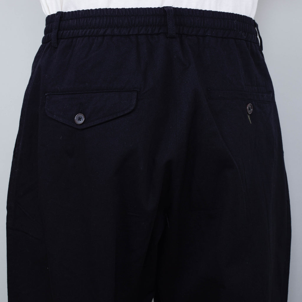 Universal Works Pleated Track Pant Twill - Black – Liquor Store