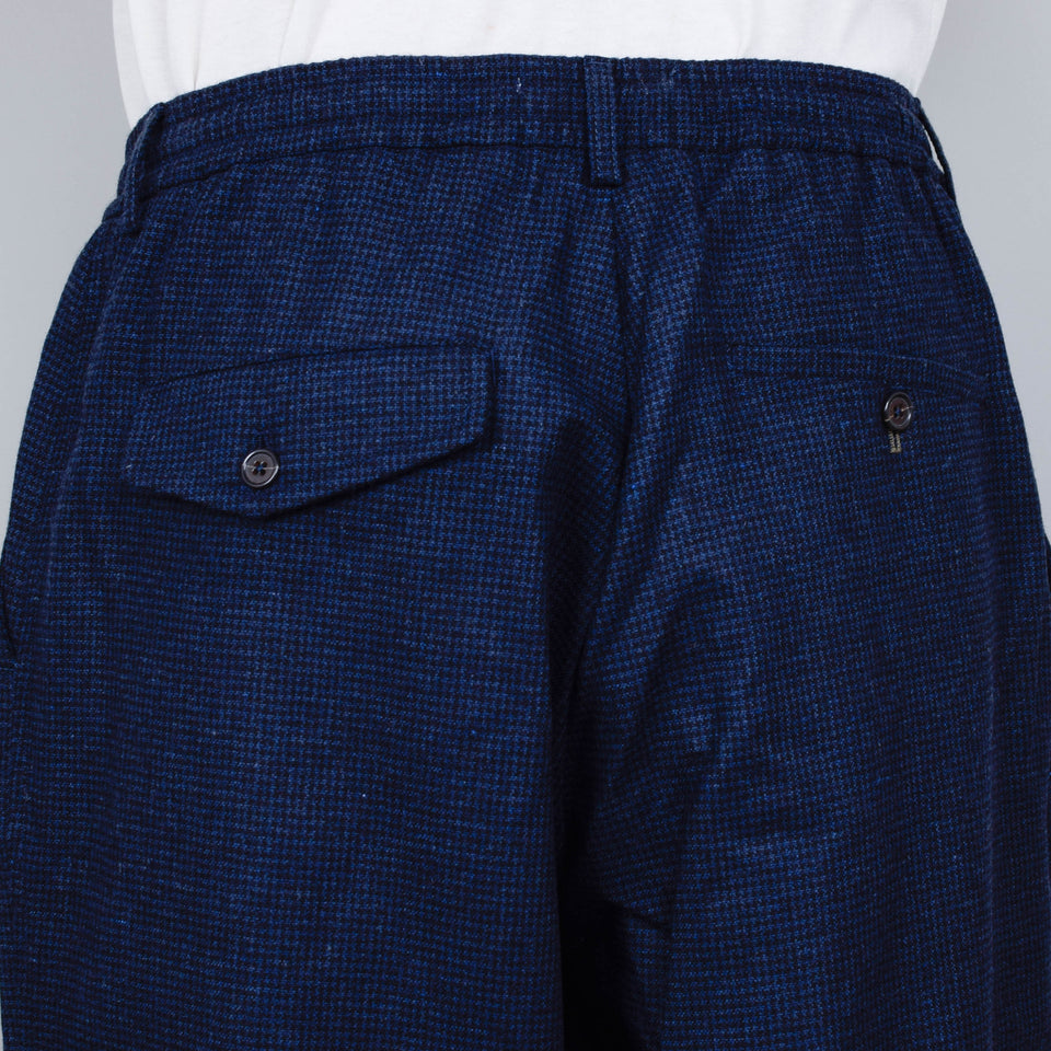Universal Works Oxford Pant Brushed Bari - Navy