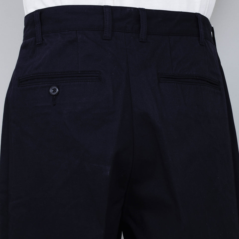 Beams Plus 2 Pleats Twill - Black
