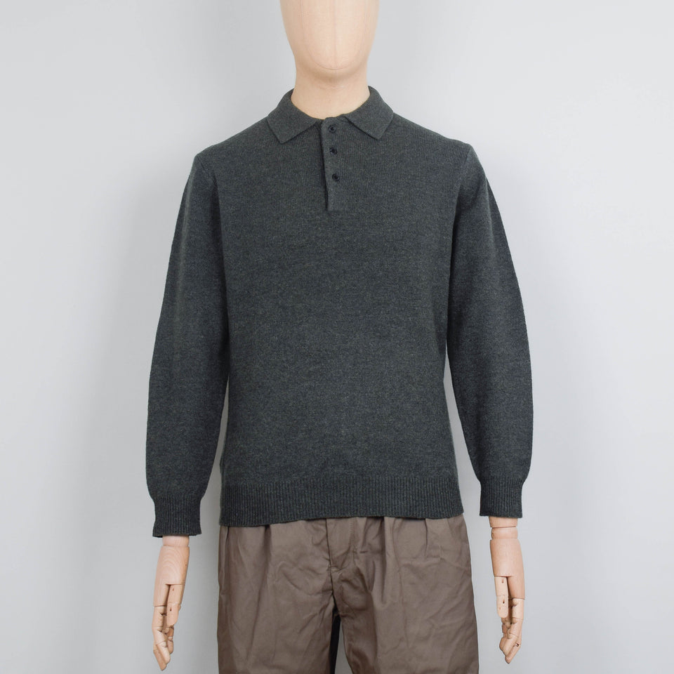 Beams Plus Knit Polo 9G - Green